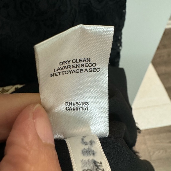 Jessica Simpson Lace Size 6 Beige and Black Dress - Picture 3 of 5